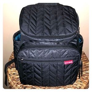 Skip Hop quilted Forma Backpack Diaper Bag